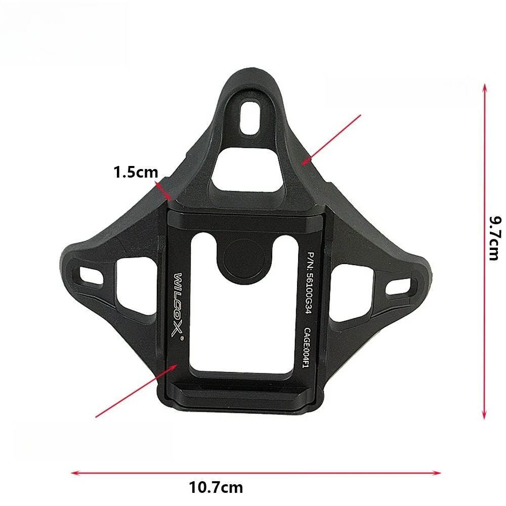 Aholdtech Tactical Helmet Shroud Modular Bungee Wilcox L4 NVG Mount Adapter for FAST MICH WENDY Bulletproof Helmet Accessories