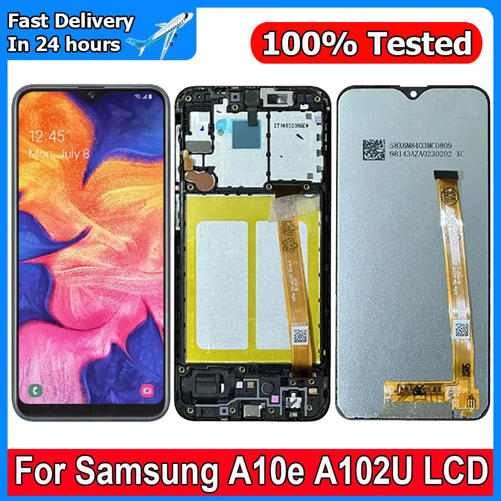 5.83“IPS For Samsung Galaxy A10e LCD Display Touch Screen Sensor Digiziter Assembly Replace For Samsung A10e A102 LCD