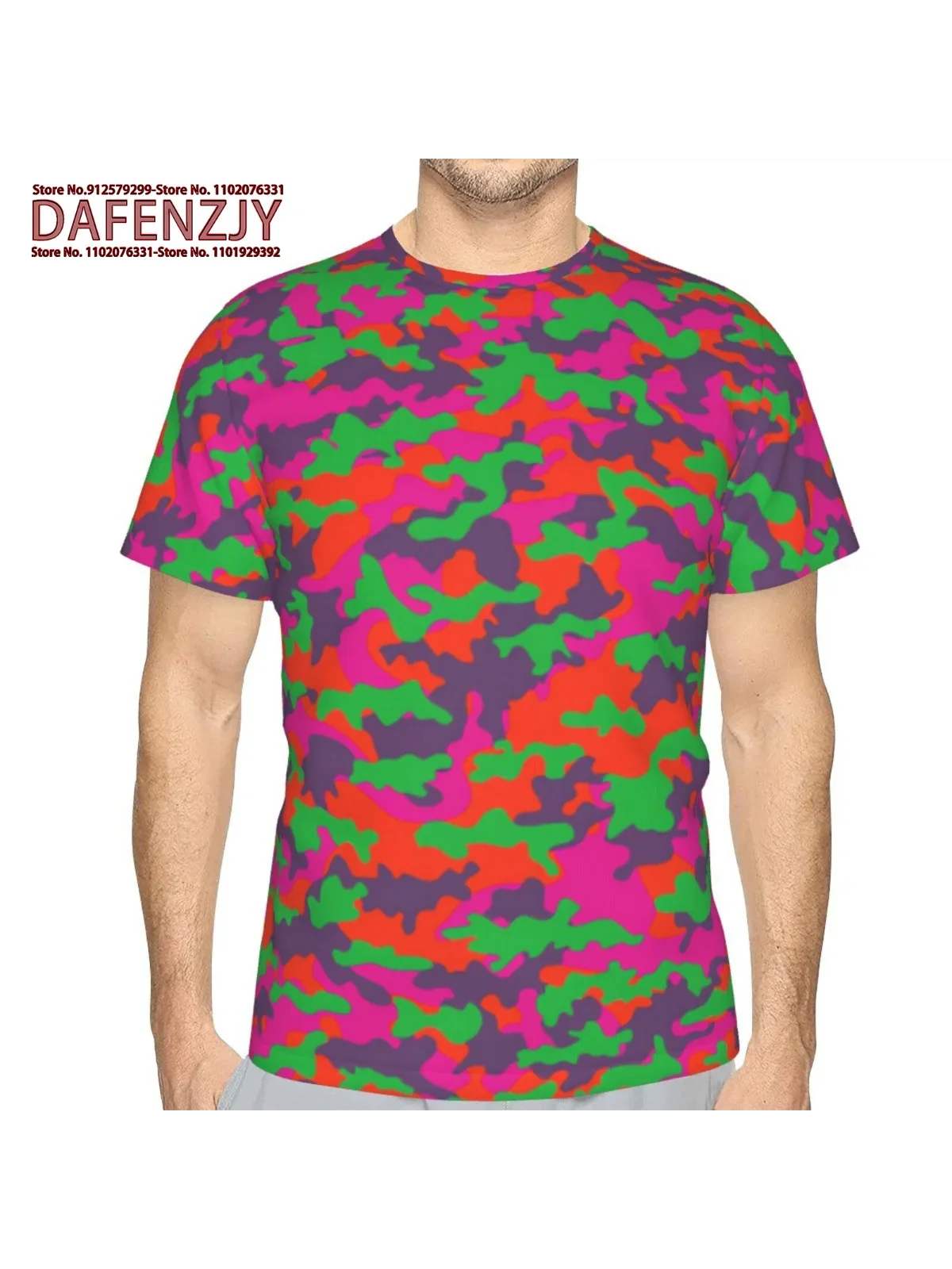 Kamuflaż męska taktyczna koszulka Multicam letnia szybkoschnąca koszulka Camo z krótkim rękawem odzież myśliwska — zdjęcie 2