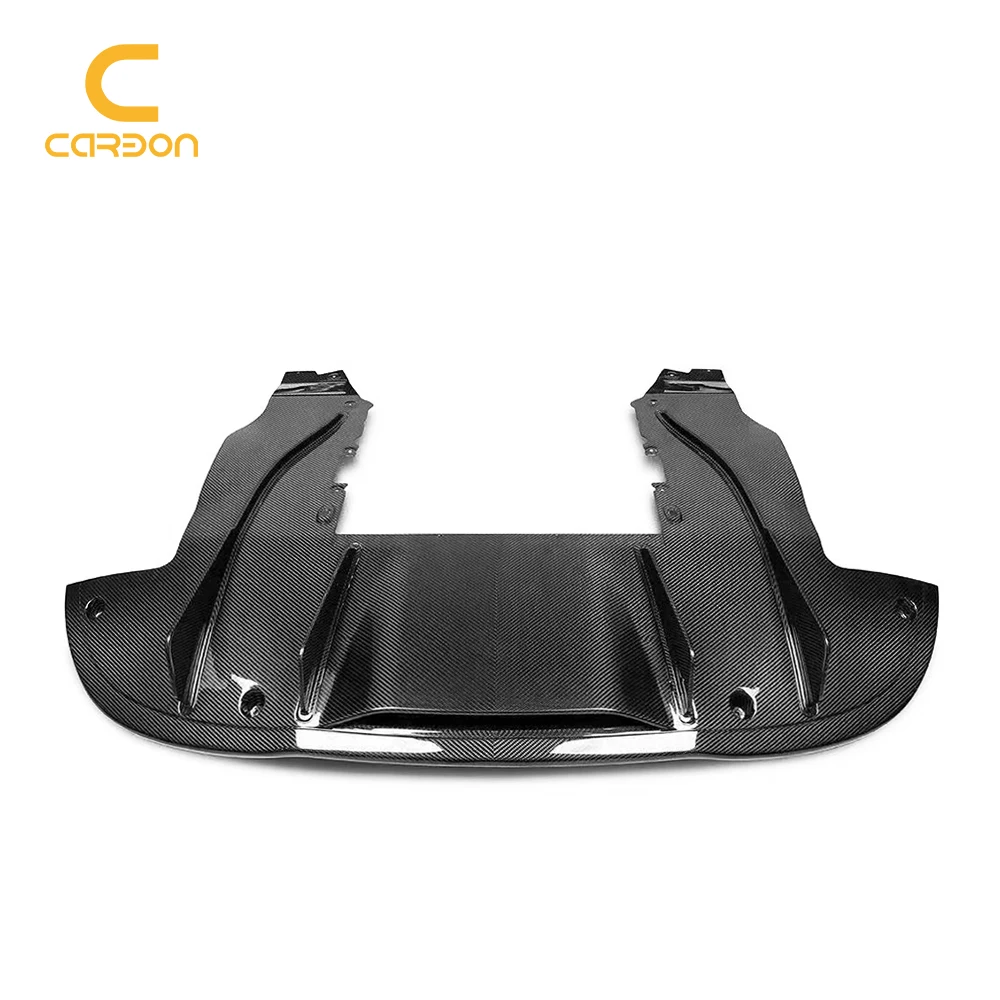 Carbon Fiber V Style Rear Spoiler Lip Wing For Mclaren 720s