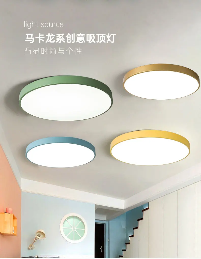 

Ceiling Lighting Living Room LED Lustre Chandelier Bathroom Panel Lights 220V Led Ceiling Lamp for Bedroom Kitchen Home Decor