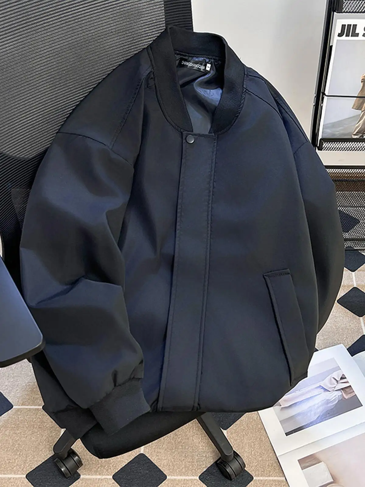 

American Sle Outdoor Flight Sports Jaet Men's Spring Autumn Casual Cleanfit Versatile Baseball orm Loose Fit Youthful...