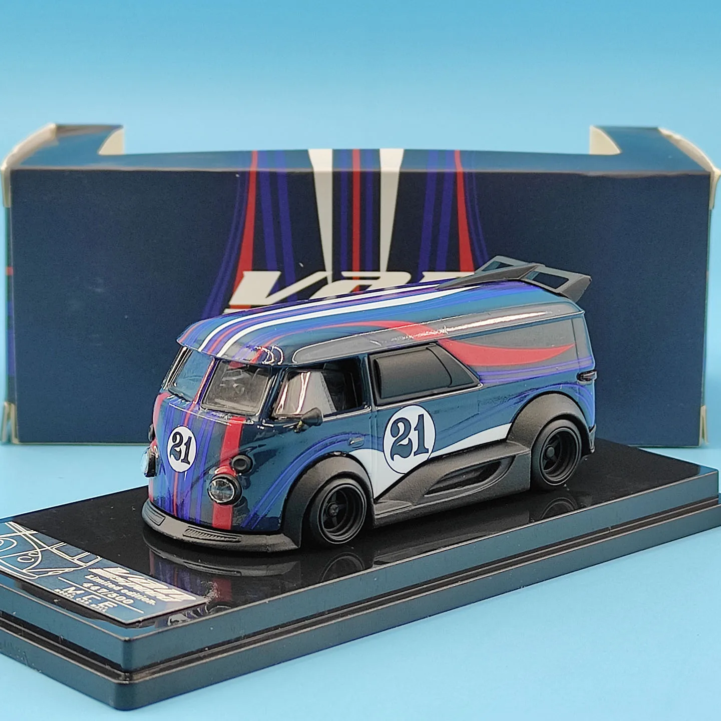 Diecast 1:64 Scale VW T1 VAN SPEED Alloy Car Model