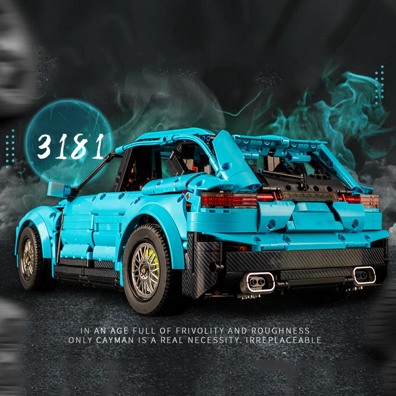 Blocs de construction de voiture SUV, échelle 1:8, Kit de modèle de ville, voiture de sport, briques, ornements, Collection de véhicules, jouets DIY, cadeaux créatifs, 3181 pièces