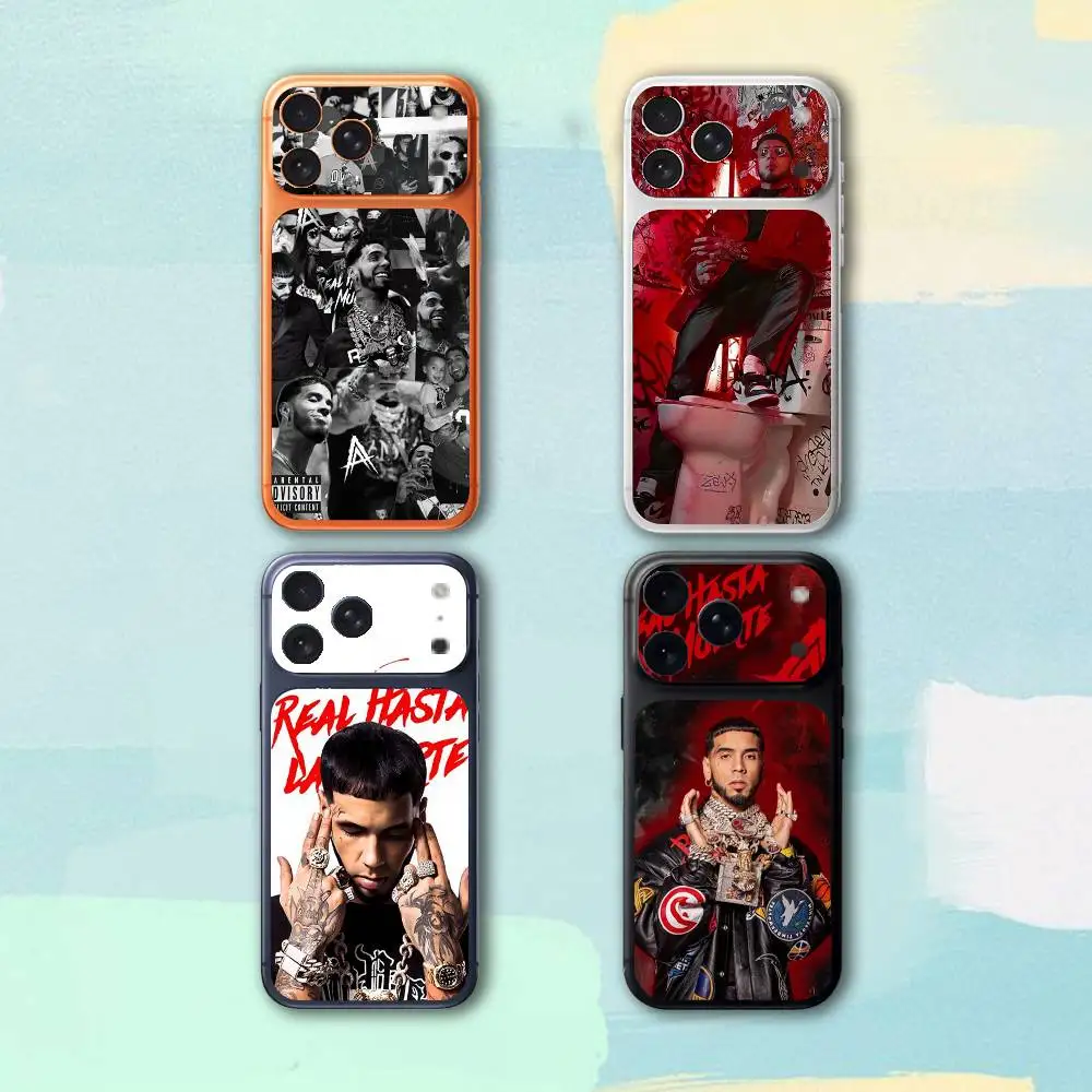 

A-Anuel A-AA Rapper For iPhone 17pro,17pro max Carmere and Back Cover Decal Wrap Skin Colorful Rear Protective Sticker Film