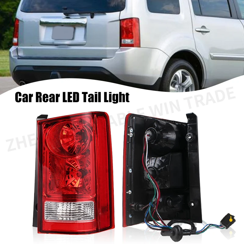 

Car Tail Light For Honda Pilot 2009-2015 Rear Light with Driving Lamp Reversing Lamp Stop Parking Brake Lamp Taillight With Blub