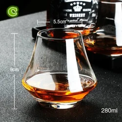 Crystal Wine Beer Glass Cup Wide Belly Whiskey Cocktail Wine Brandy Drinkware Verre Vaso Gafas Vasos De Vidrio Glass Dropship