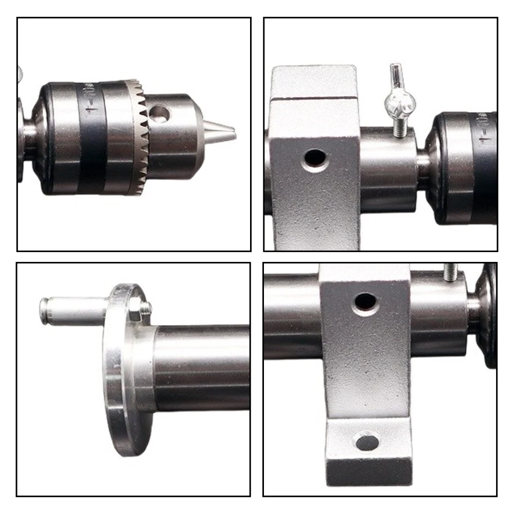 Tailstock Live Center Head for Lathe with 60mm Travel Distance Used in For Bead Drilling and Wood Turning Applications