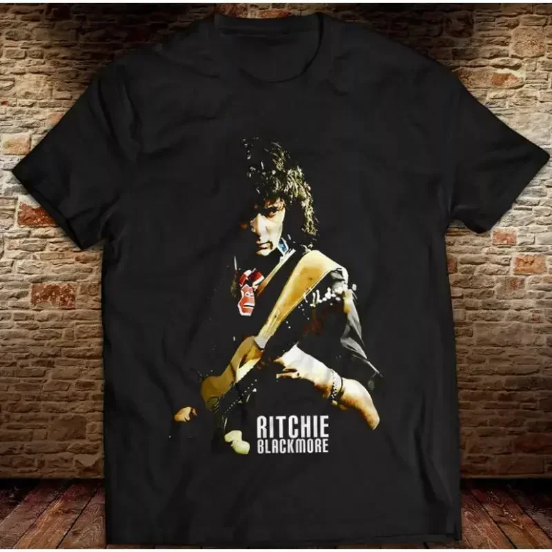 Camisa de algodón Ritchie Blackmore Rock Music Deep Purple en estilo Rock Classic