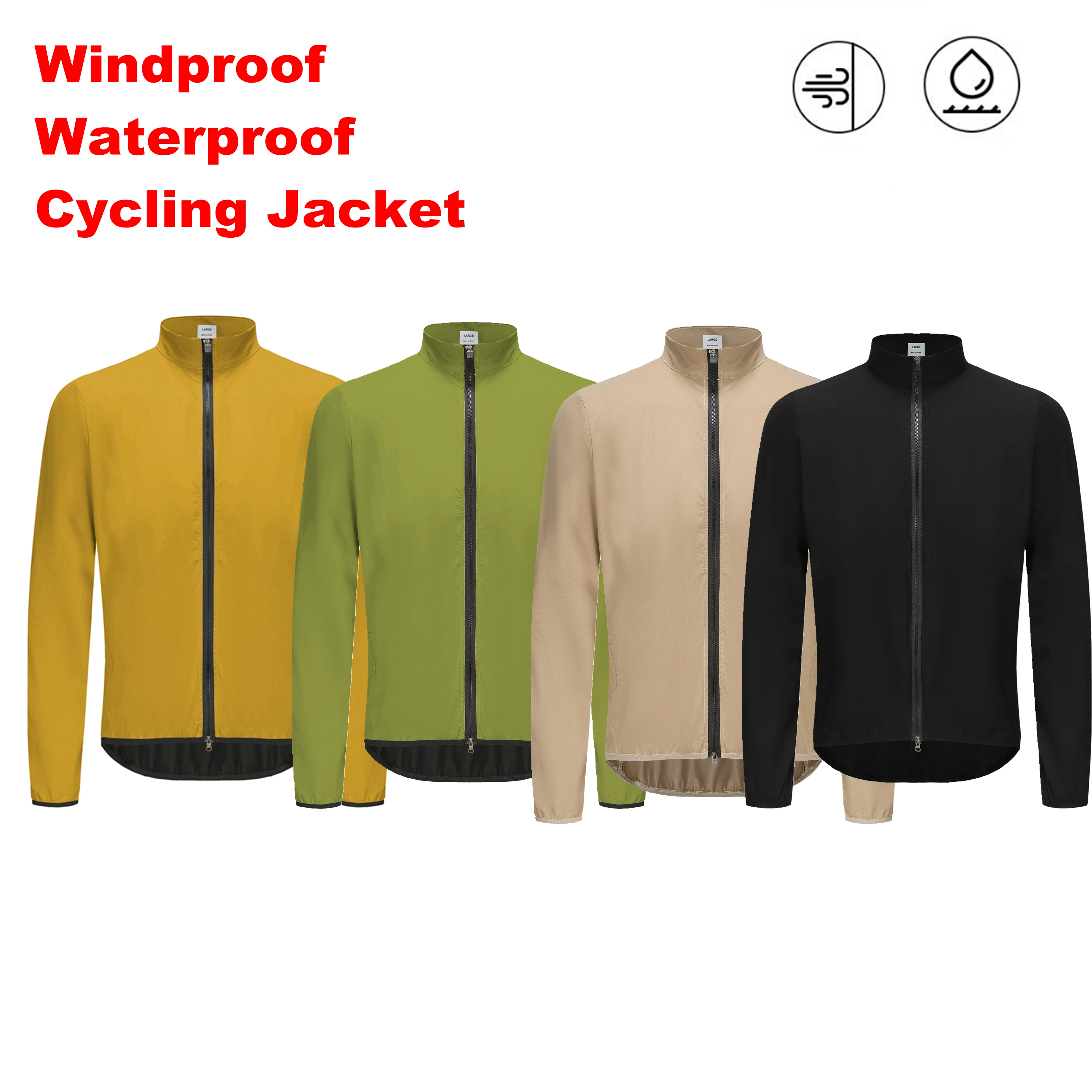 Rsantce 2023 Men Jerseys Windproof Waterproof Lightweight Long Sleeve Cycling Jacket Bicycle Clothing Bike Mtb Jersey