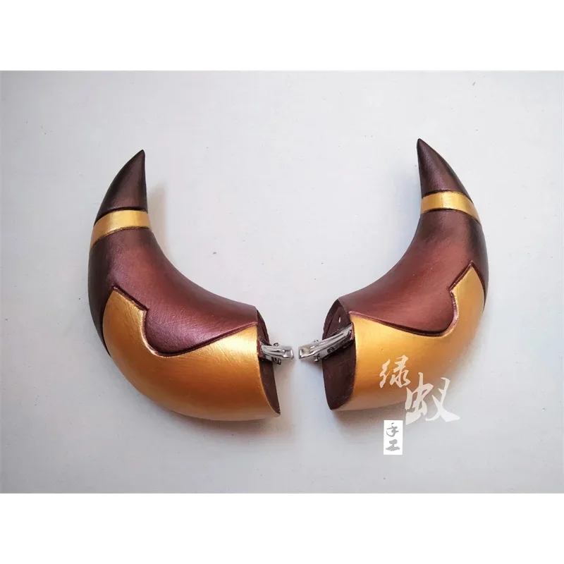 2025 aaa 게임 블루 아카이브 리쿠하치마 아루 뿔 다리 활 머리 장식 헤어웨어 헤드 클립 코스프레 소품 액세서리