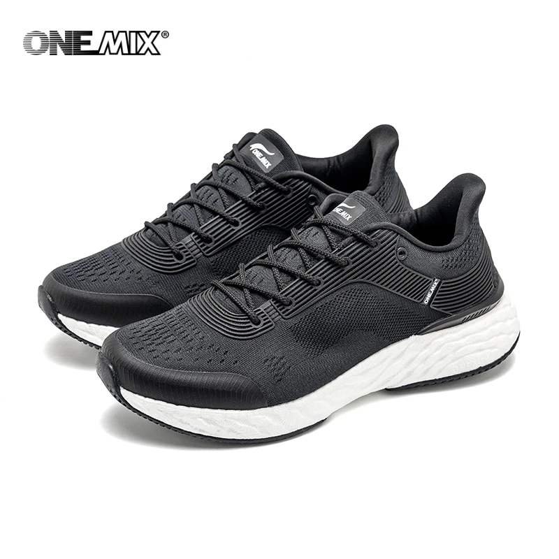 ONEMIX 2025 New Men Air Running Shoes for  Super Light Cushion Adult Shoes Breathable Outdoor Sneakers Male Athletic Trainer