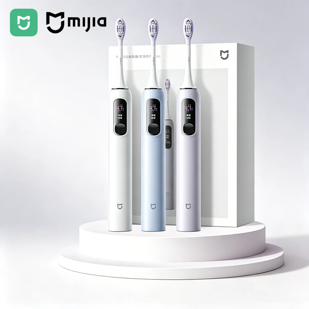 New Mijia Sonic Vibration Electric Toothbrush Pro, Intelligent Tooth Surface Recognition, Digital Display Reminder