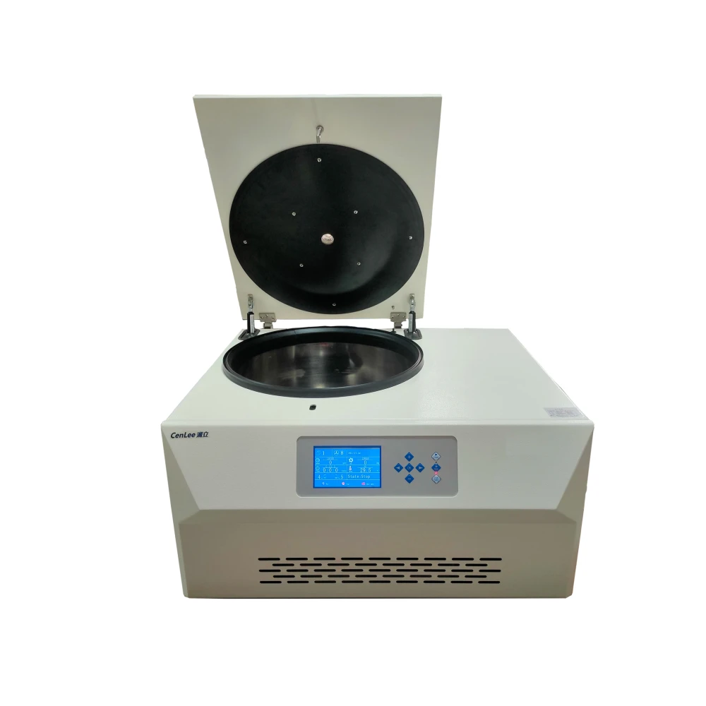 Laboratory Centrifuge Machine CTL535R Low Speed Refrigerated Centrifuge 4x750ml Swing Rotor 5350rpm Large Capacity Centrifuga