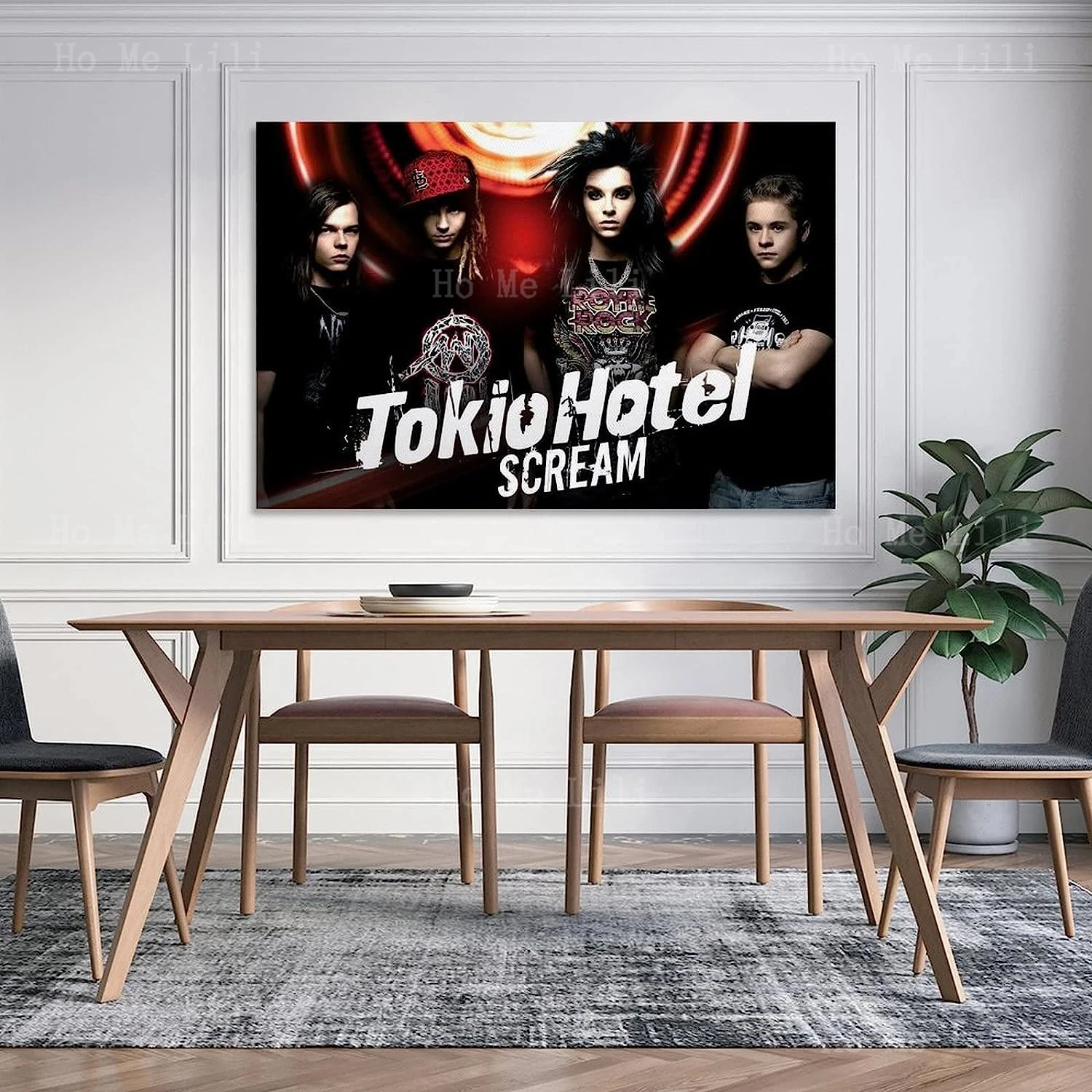 Music Tokio Hotel Band Germany Album Scream Poster Decorative Painting Canvas Wall Art