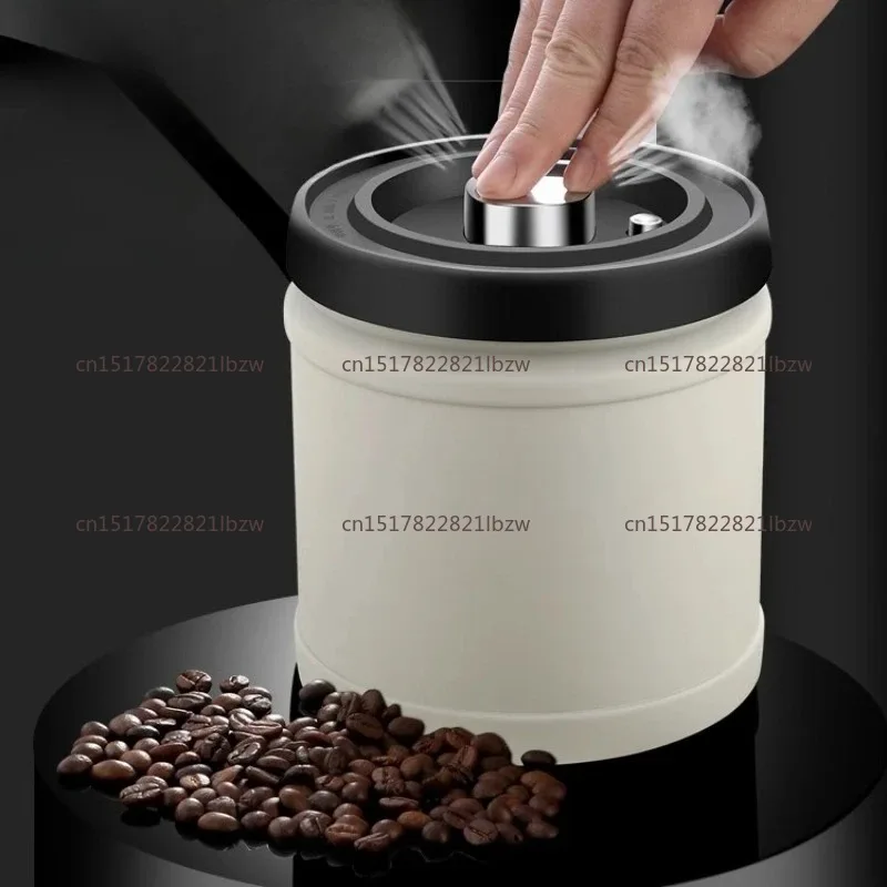 Vacuum sealed jar, coffee bean powder, tea milk powder storage, grain storage box, stainless steel storage