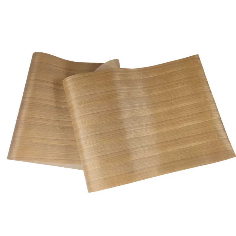 Natural Teak Veneer DIY Wood Grain Sticker for Home Decorations Furniture Refacing Kitchen Countertops Cabinet Remodeling