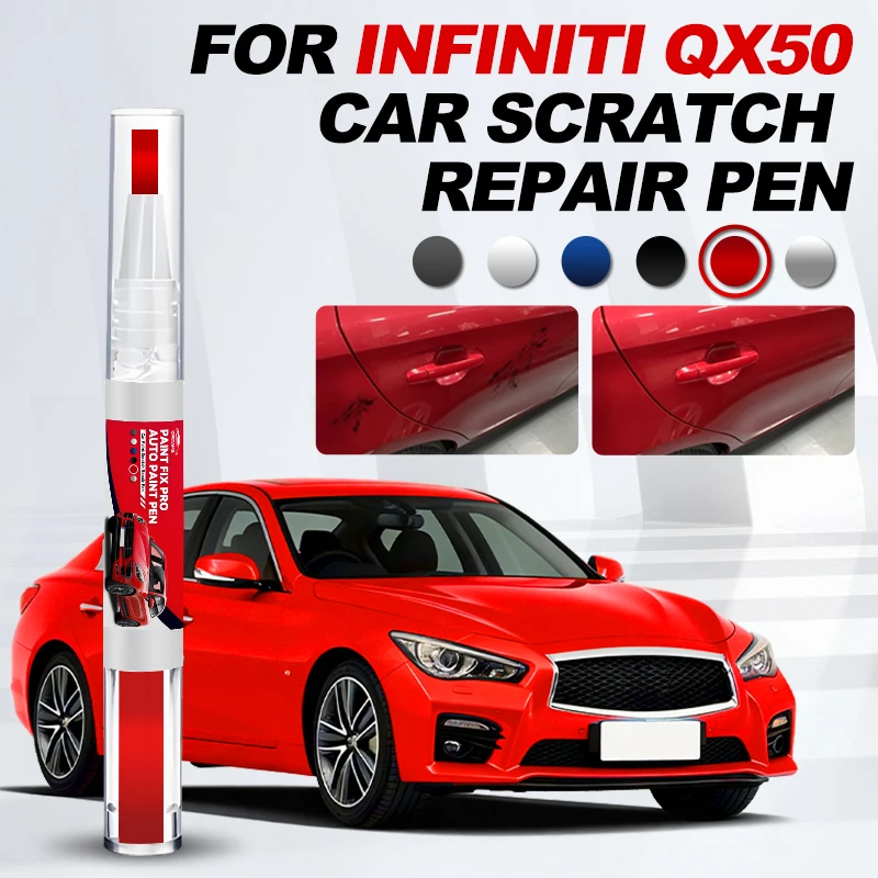 

Автомобильные аксессуары для ремонта лакокрасочного покрытия INFINITI QX50 2013-2025: маркеры для ремонта краски (белый QM1, серый QBE, синий KBZ, красный NBA, синий BW5)
