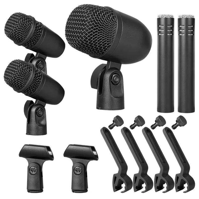 GM5 professional drum microphone kit musical instrument 5 pcs mic for drum set professional