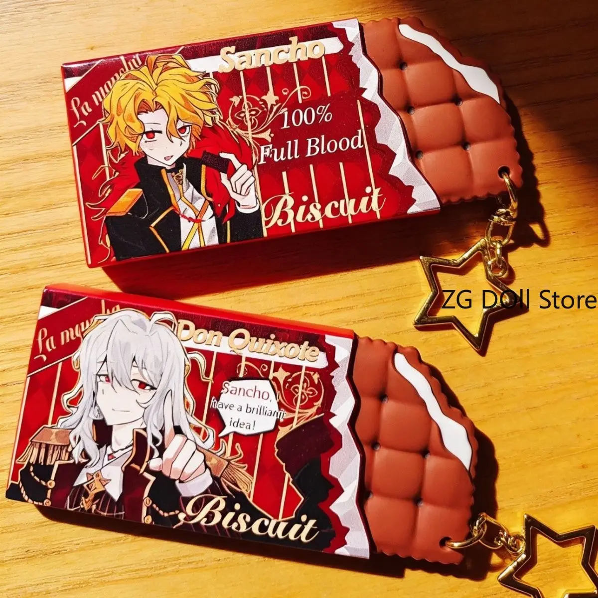 

Anime Limbus Company DonQuixote Keychain for Accessories Bag Acrylic Pendant Key Chain KeyRing Pendant Chains Fans Gifts