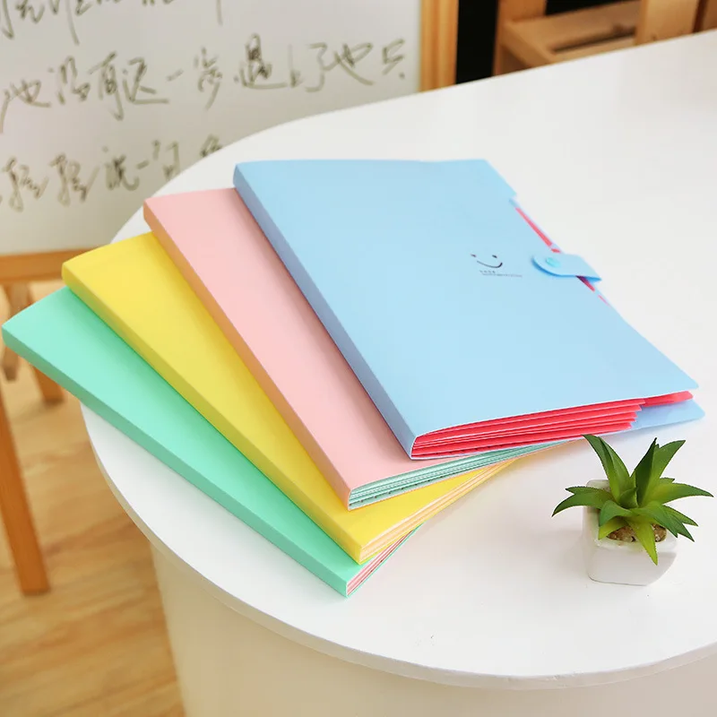 Large Capacity A4 File Document Bill Organizer Holder with Multi-pages for Office Expanding File Storage Paper Organizer