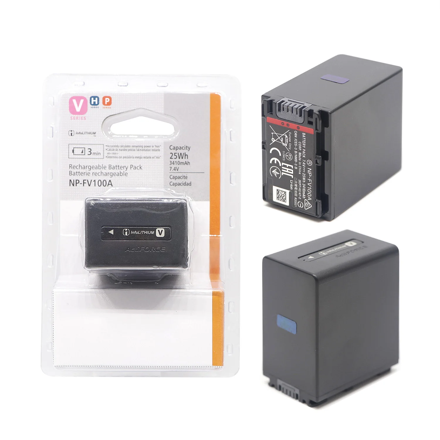 NP-FV100A Battery For SONY PXW-X70 PXW-Z90 HXR-NX80 NX70 FDR-AX700 AX60 AX100E AXP55 Camcorder Compatible NP-FV100 NP-FV70