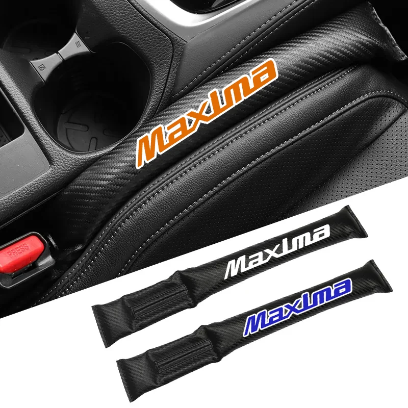 

Carbon Fiber Car Interior Seat Gap Plug Filler Pad For Nissan Maxima J30 A32 A33 A34 A35 A36 2019 2020 2021 2022 Accessories