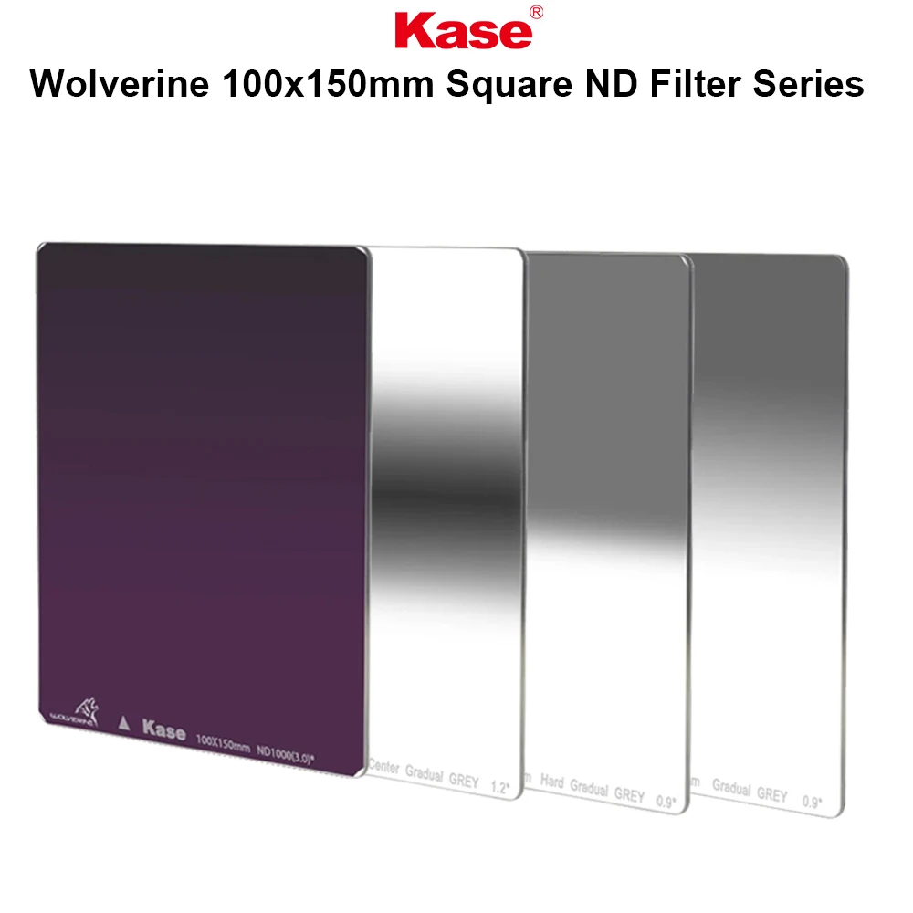 Kase 100x150 مللي متر ولفيرين نانو MC لينة الصلب عكس مركز تدريجي ND محايد الكثافة GND تصفية مقاومة للصدمات #1