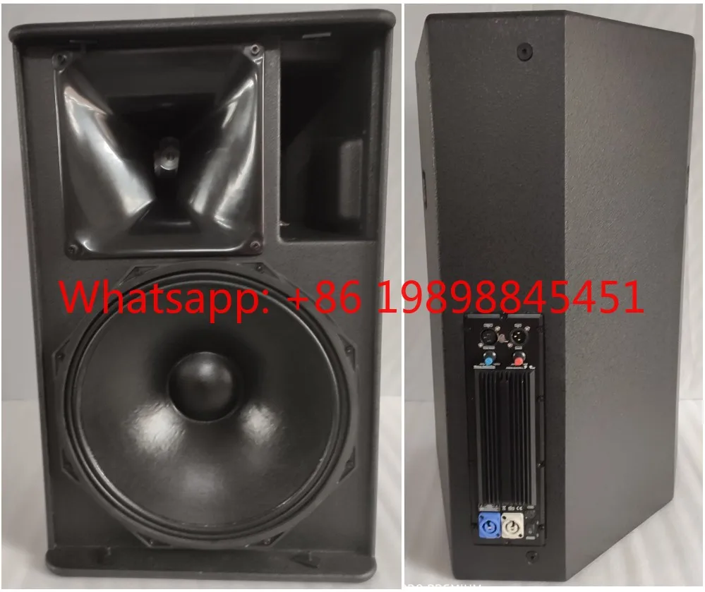 Multifunctional 15 Inch Professional Active Monitor Speaker Neodymium Unit Indoor Public Address Audio System