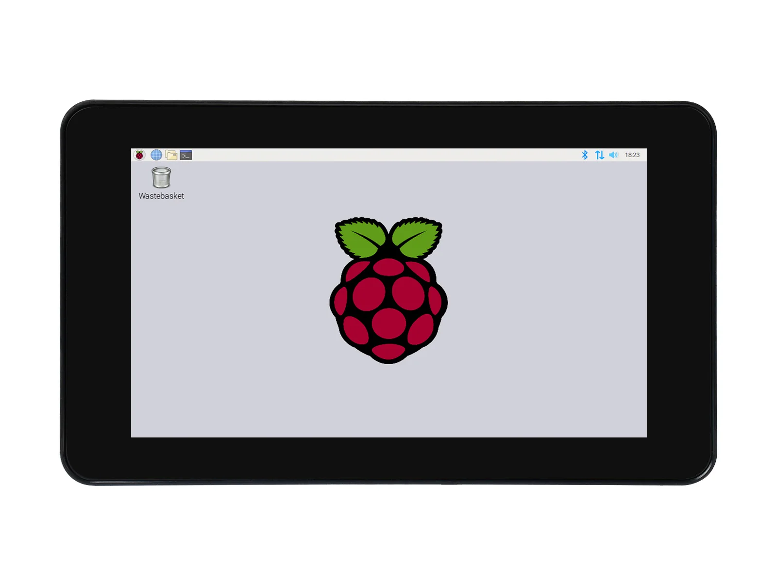 7inch DSI LCD (C),With BLACK/WHITE Case Version,Capacitive Touch IPS Display For Raspberry Pi, With Protection Case, 1024×600,