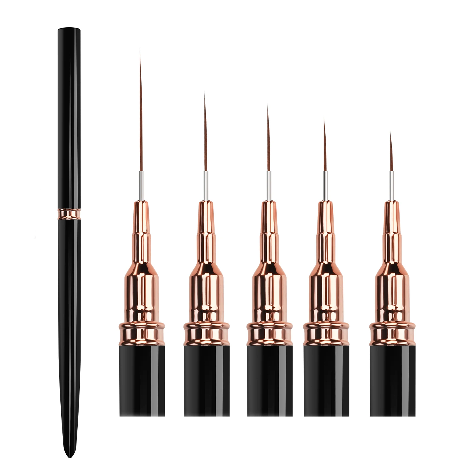 5Pcs/Set Nail Art Liner Brushes Set