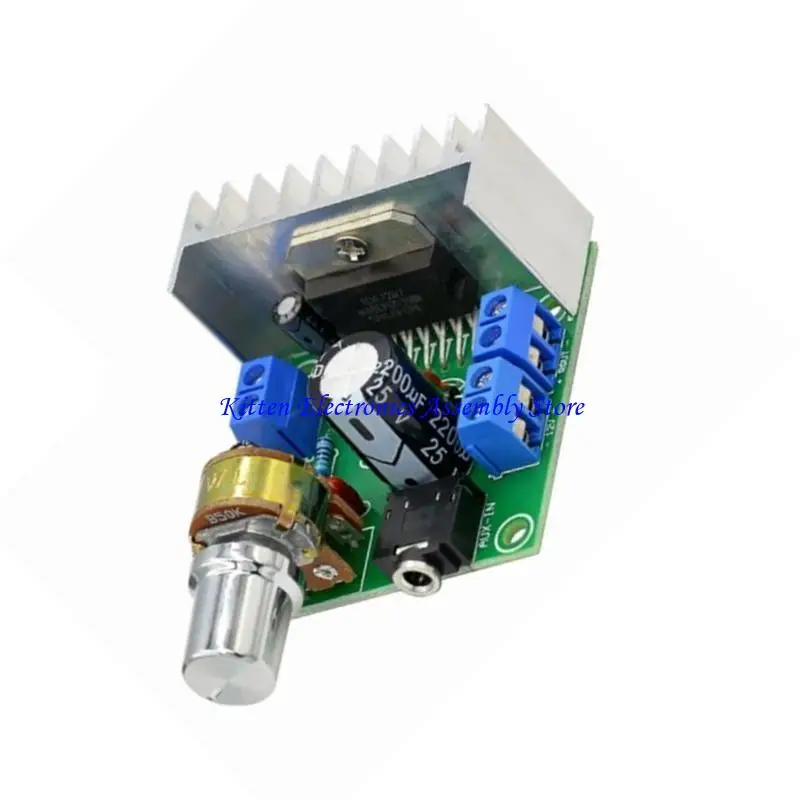 96GD TDA7297 9-15V Power Amplifier Module 2 Channel 15W+15W Heat Dissipation Power Amplifier Module for Home Theater
