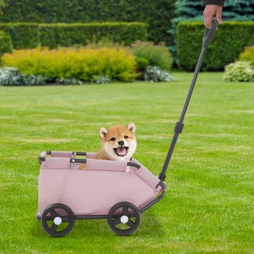 

Складная коляска для собак для путешествий, портативная, легко переносимая