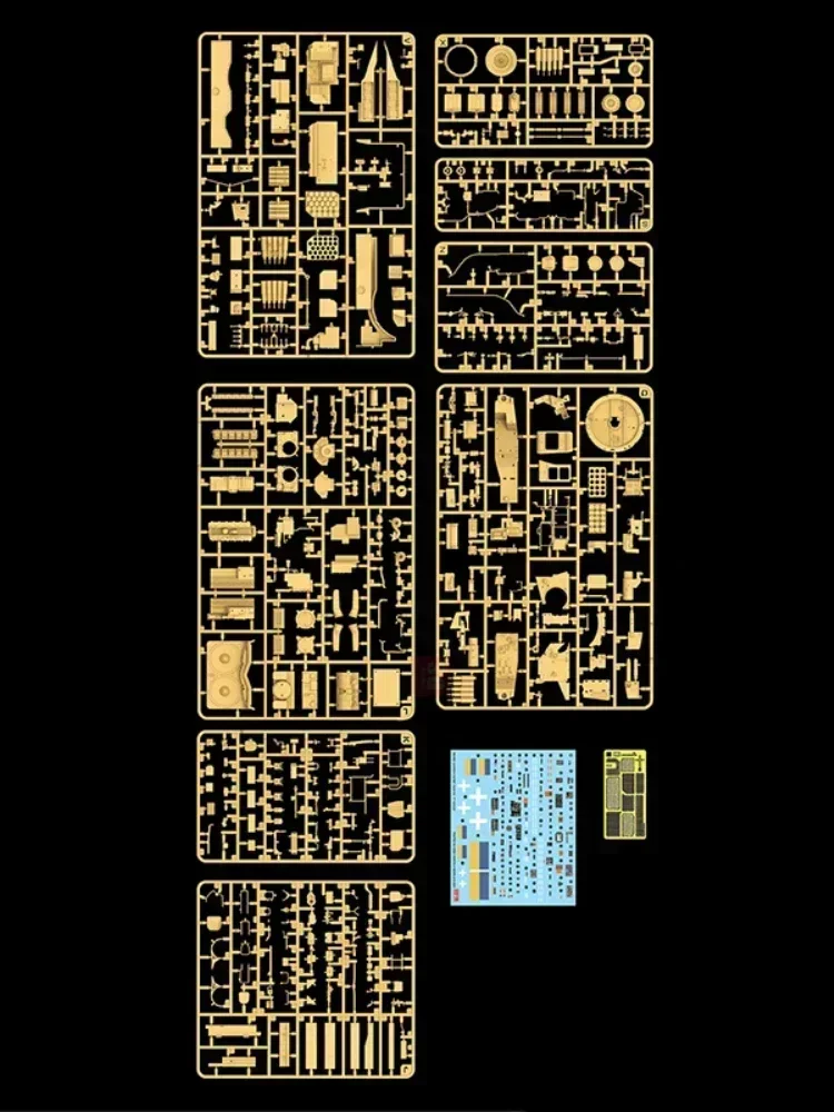 1/35 Ryefield 모델 RM-5093 Leopard 2A6 전체 인테리어 세트 우크라이나 데칼 조립 스케일 diy 장난감 모델 키트