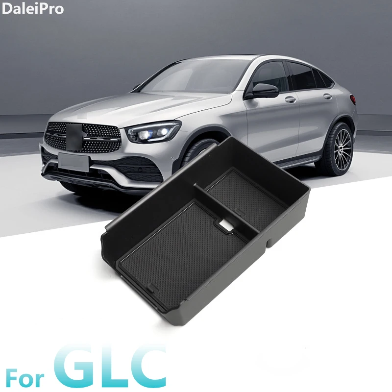 Für Mercedes-Benz GLC 2023 2024 2025X254 Armlehne Lagerung Box Silikon Center Konsole Fach Tasse Halter Änderung zubehör – Detail 3