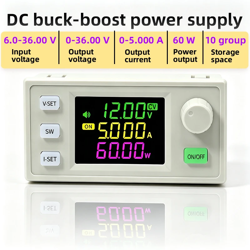 60W/120W DC Buck Boost Converter CNC Adjustable Regulated Laboratory Power Supply Constant Voltage Current Solar Charge Module