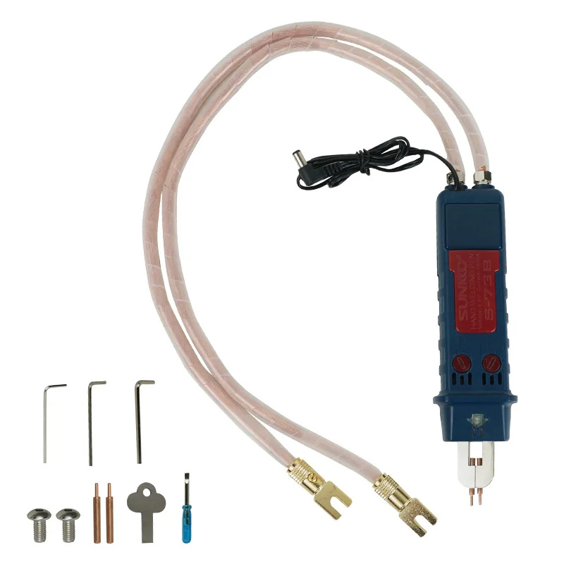 SUNKKO 73B Spot Welding Pen Handheld Portable DIY Welder for 18650 Battery Pack Nickel Plate Mini Adjustable Weld Machine
