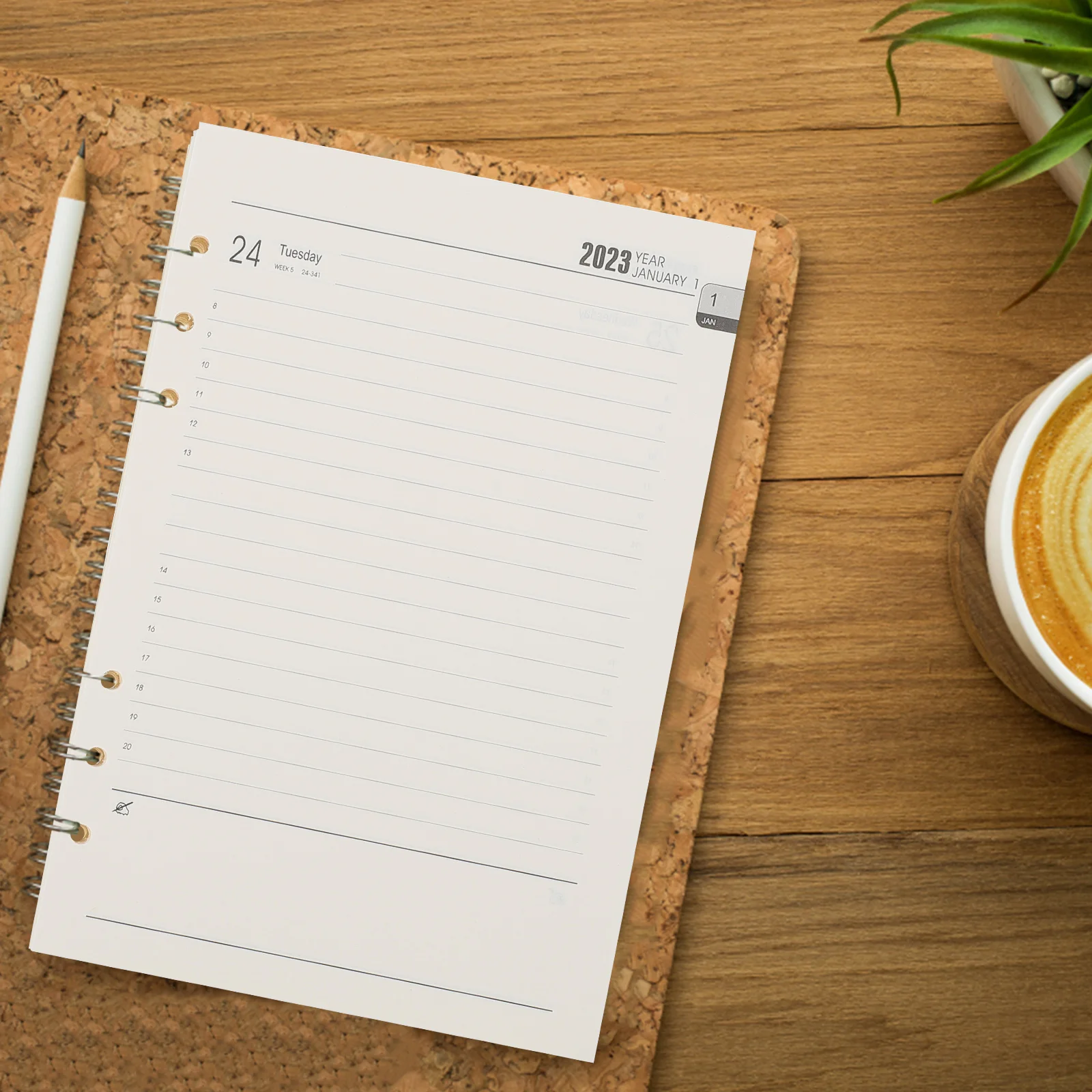 

1 Set Of Plan Book Inserts Premium Loose Leaf Paper For Writing Journaling Bookkeeping Notes Study Office Use Replaceable Lined