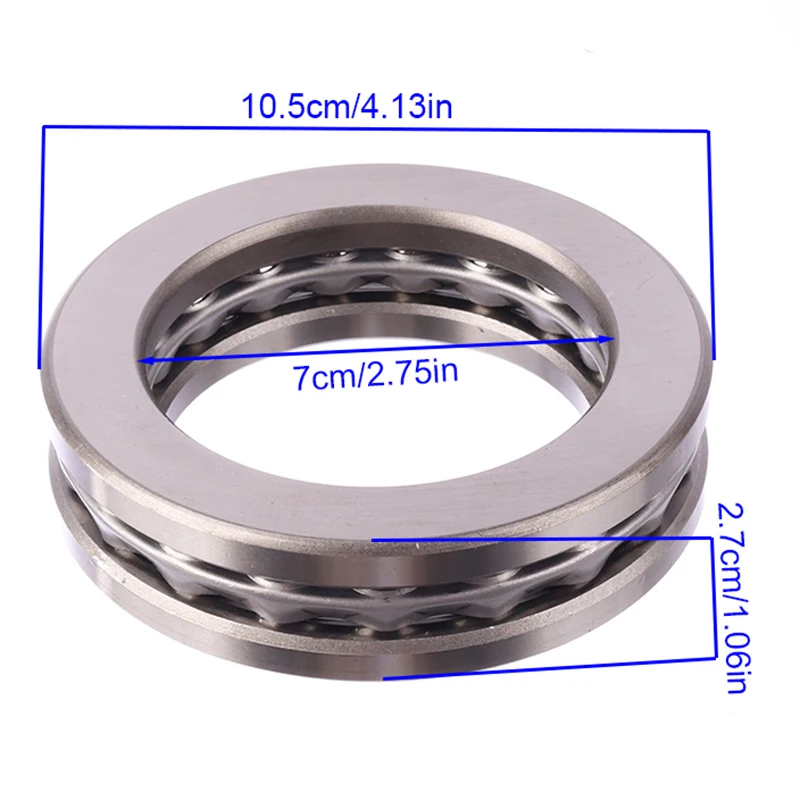 51214 محامل كروية محمل كروي ذو أخدود عميق لأحذية تزلج المولد