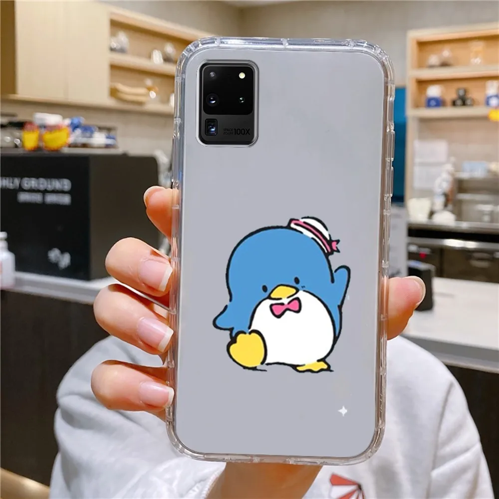 Cute T-TuxedoSam Phone Case For Samsung Galaxy A52 A12 A51 S21 Edge S22ULTRA S23 S20LITE Plus ultra Transparent Cover