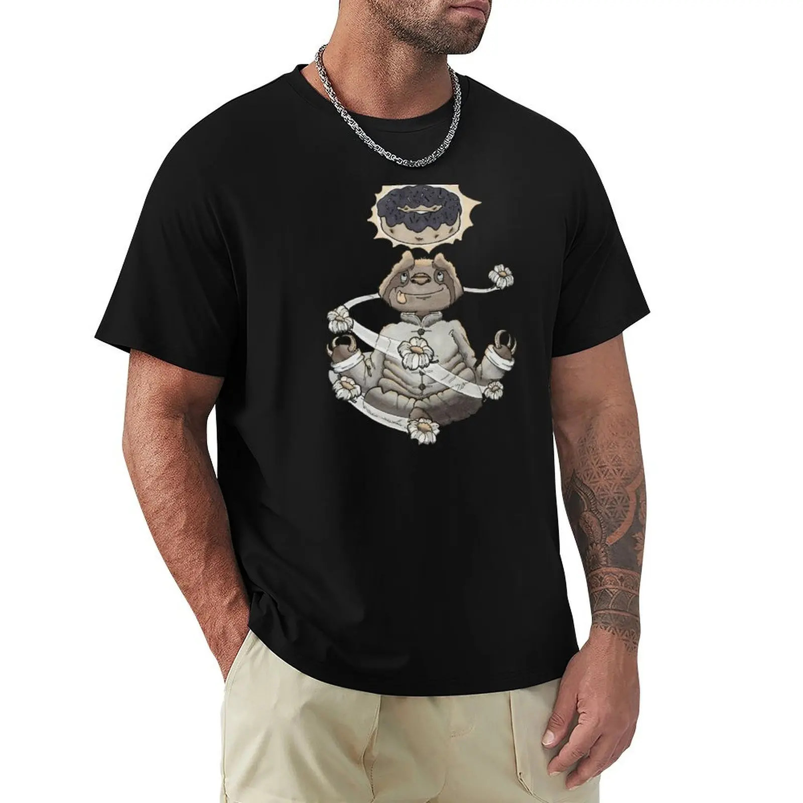 Zen sloth.2 T-Shirt Comfortable Work Wear Tee