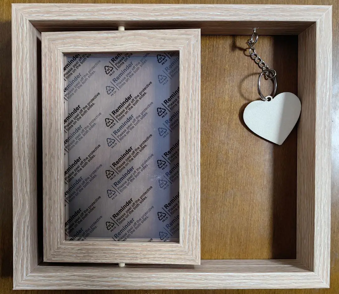 Pet Memorial Wood Frame Ashes Storage Set