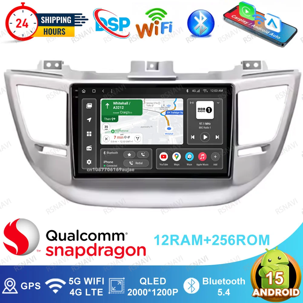 Android 15 Car Radi…