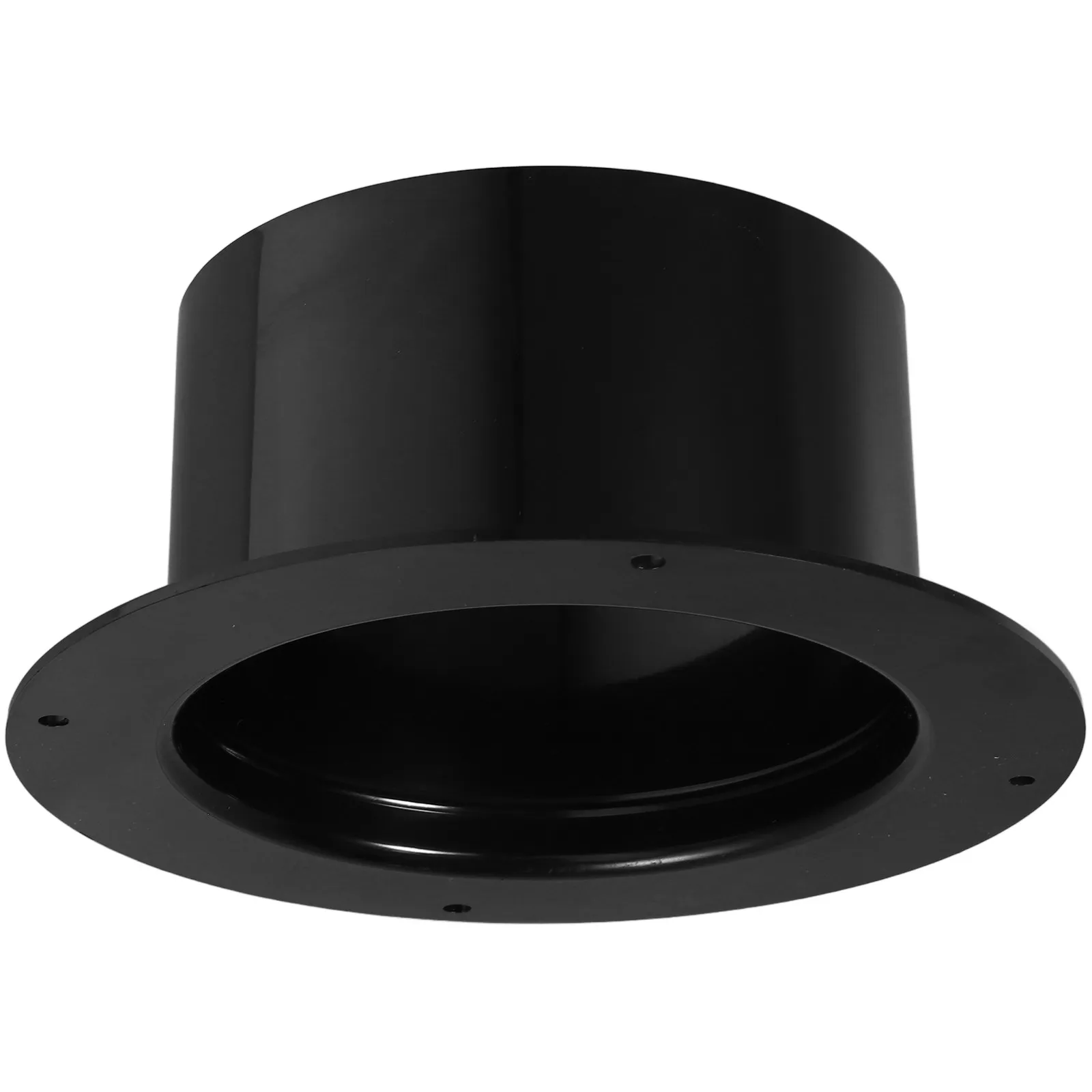 Round Air Duct Flange Connector ABS Vent Hose Adapter for Exhaust Pipe Dust Collector Ventilation Fitting