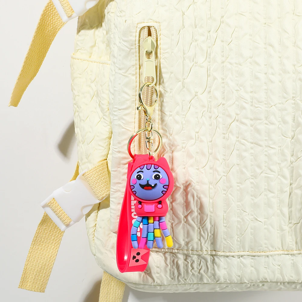 Gabby Dollhouse Keychain 3D Doll Pendant Handmade Backpack