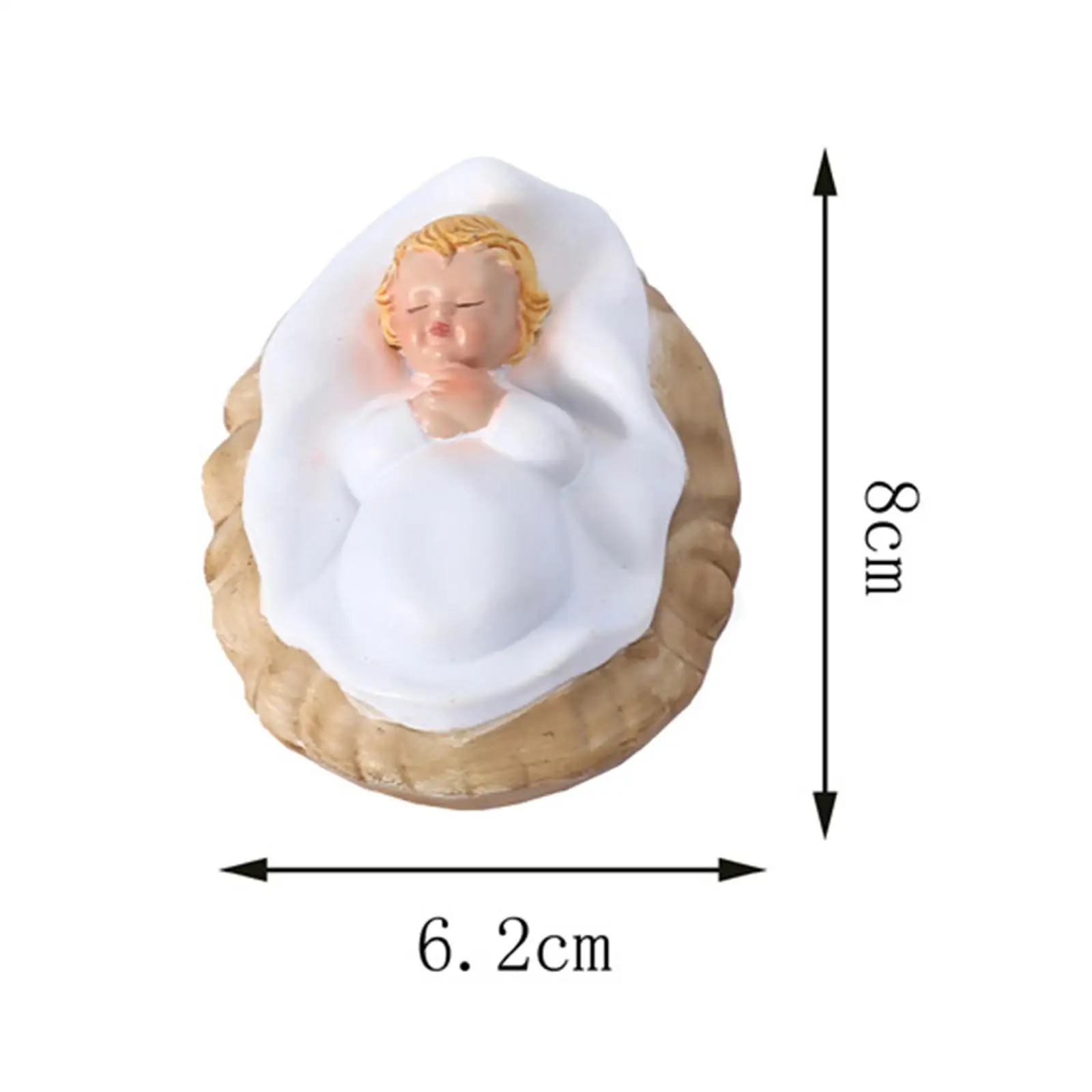 11Pcs Nativity Figurine Worship Ornament Decor Holy Family Manger Set Birth of Jesus Statue Set for Office Tabletop Shelf view 5