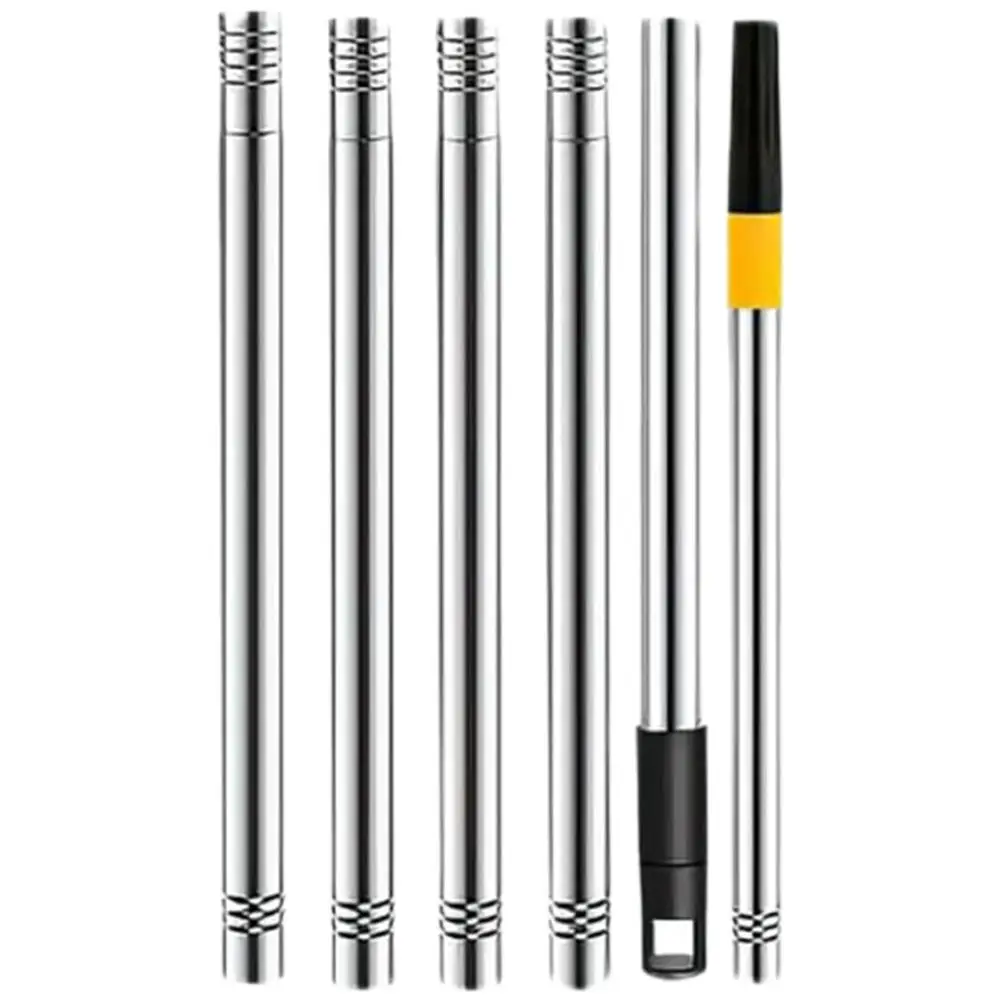 

Paint Roller Brush Extension Rod 1.7m Telescoping Stainless Steel Detachable Tool for Painting Walls Ceilings Cleaning