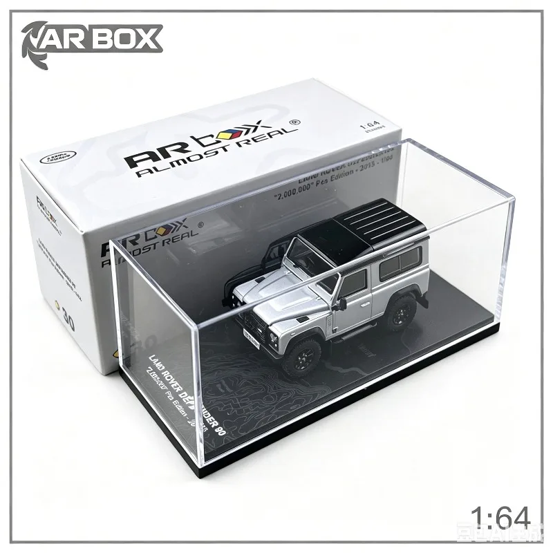 

AR BOX 1:64 Land Rover Defender 90 2015 model, die cast alloy car model, male gift, adult static collection ornament.