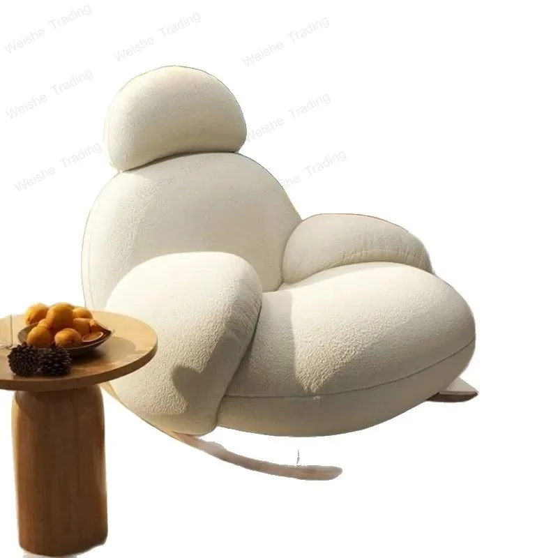 

Rocking Recliner Armchair Single Seat Lazy Sofa Chair Minimalist Modern Living Room Balcony Bedroom Lounge Chair Home Furniture