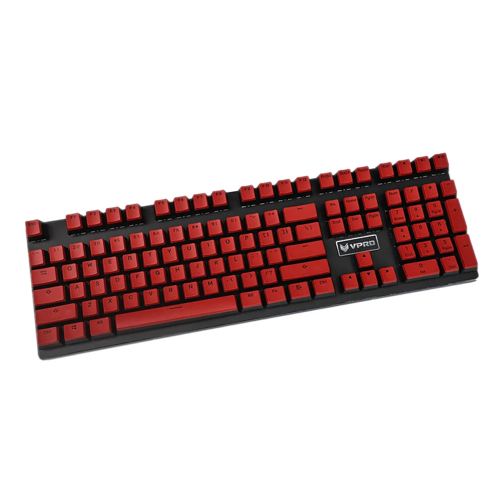 Perfil OEM para teclado mecánico MX, tapa de tecla de pudín blanco y amarillo, color café, 104, 108, PBT, Doubleshot, transparente, Stoc, no brillante